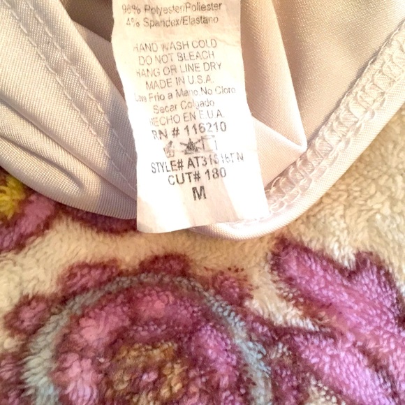 White Scoop Back Wide Strap Bodysuit - Picture 9 of 9